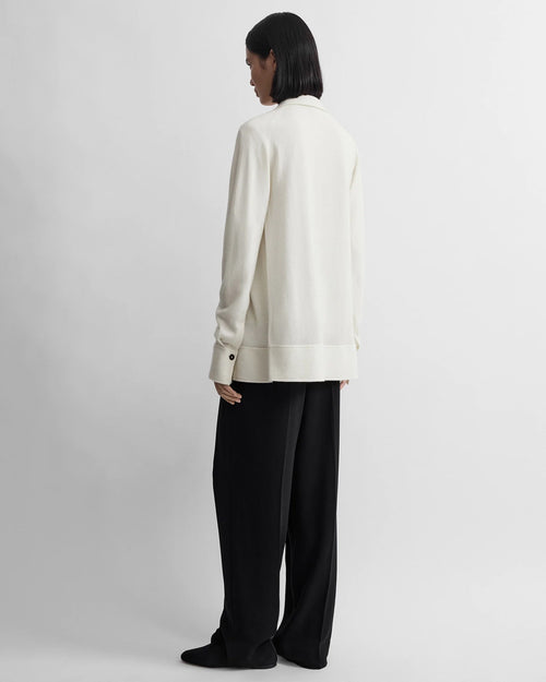 CASHMERE SHIRT / WHITE