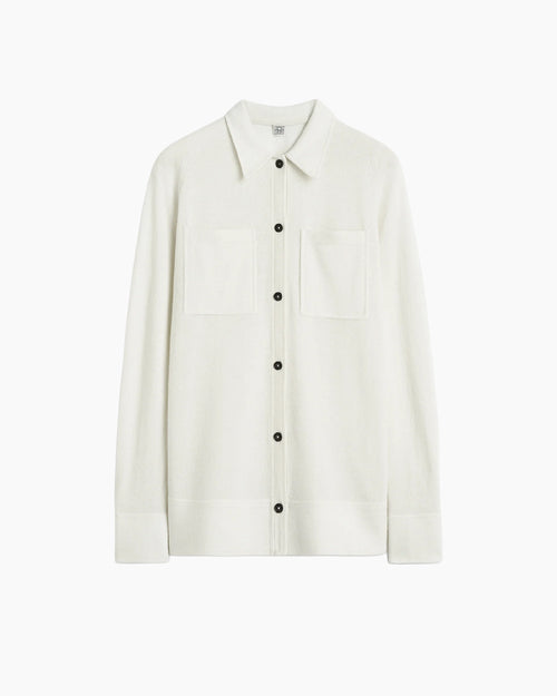 CASHMERE SHIRT / WHITE
