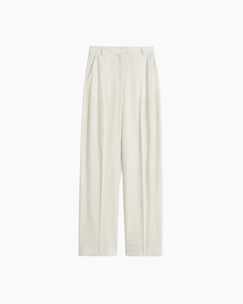 HIGH-WAIST TROUSERS / ECRU