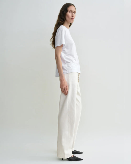 TWISTED SEAM DENIM FULL LENGTH / OFF WHITE