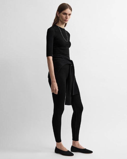 COMPACT LEGGINGS / BLACK