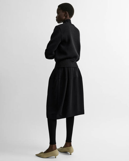 SCULPTURAL SKIRT / BLACK
