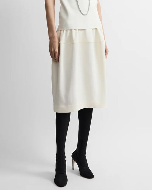 SCULPTURAL SKIRT / ECRU