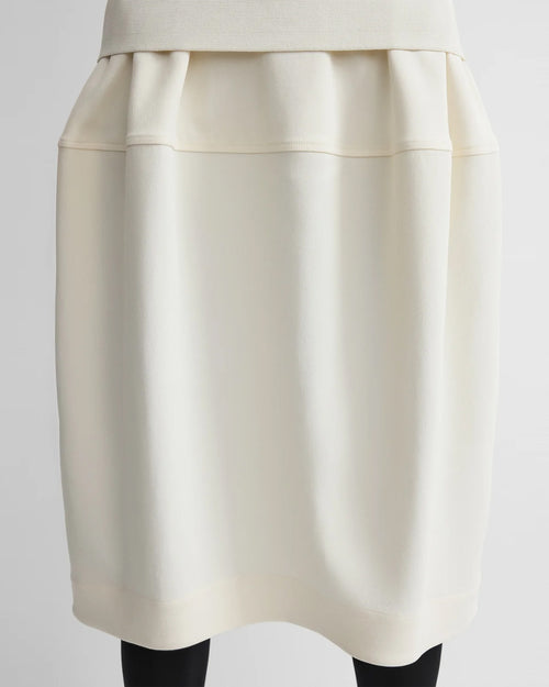 SCULPTURAL SKIRT / ECRU