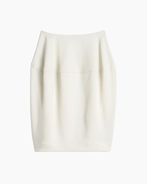SCULPTURAL SKIRT / ECRU