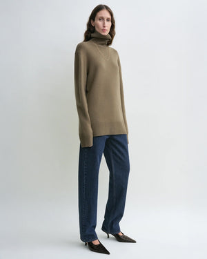 CASHMERE TURTLENECK / HAZEL