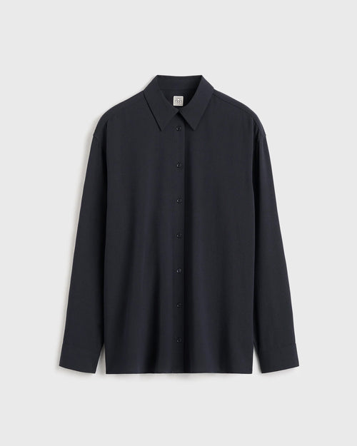 CLASSIC FLUID SHIRT / NAVY