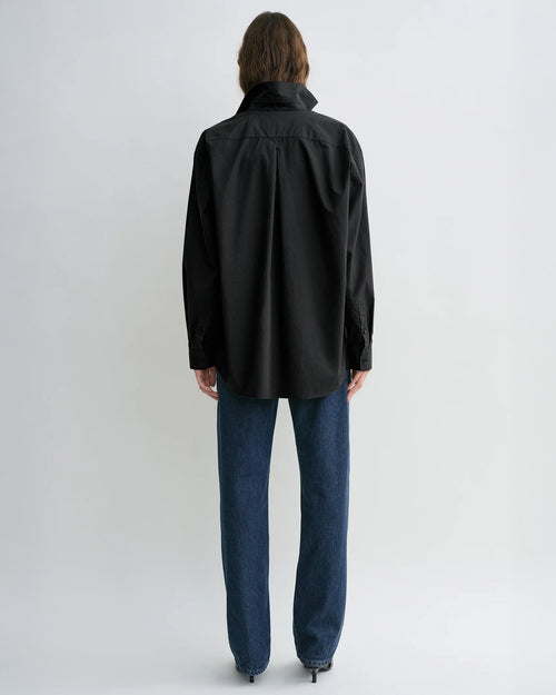 CLASSIC TUMBLED SHIRT / WASHED BLACK