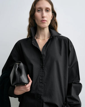 CLASSIC TUMBLED SHIRT / WASHED BLACK