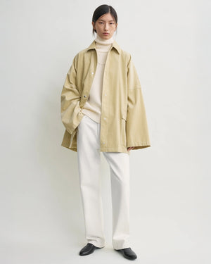 CORD OVERSHIRT JACKET / BEIGE