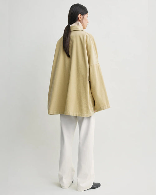 CORD OVERSHIRT JACKET / BEIGE