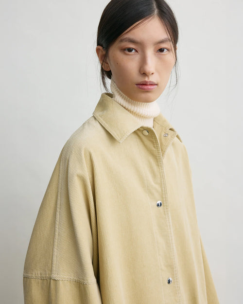 CORD OVERSHIRT JACKET / BEIGE