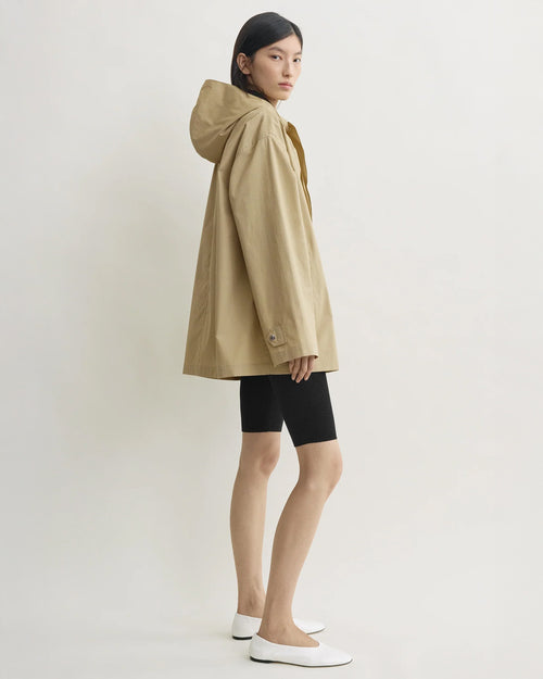 TECHNICAL SCARF JACKET / CASHEW