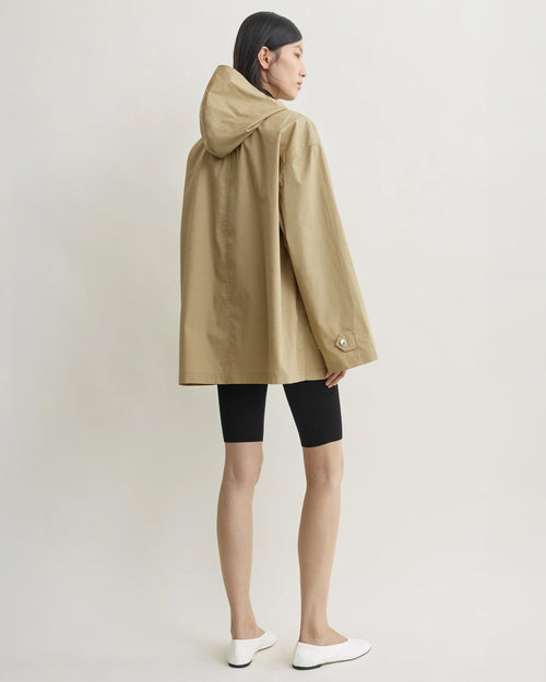 TECHNICAL SCARF JACKET / CASHEW