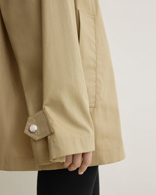 TECHNICAL SCARF JACKET / CASHEW