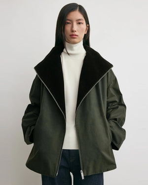 ZIPPED COUNTRY JACKET / FOREST