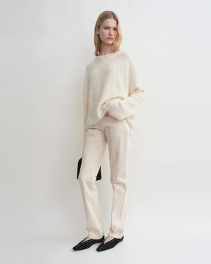 BOXY SILK KNIT / CREAM