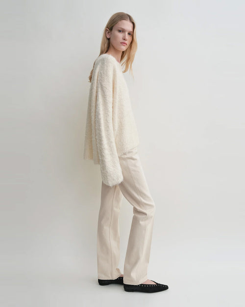 BOXY SILK KNIT / CREAM