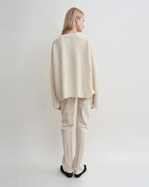 BOXY SILK KNIT / CREAM