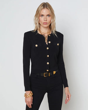 TOULOUSE CARDIGAN / BLACK