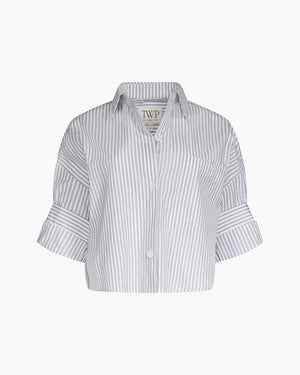 NEXT EX SHIRT / WHITE / NAVY