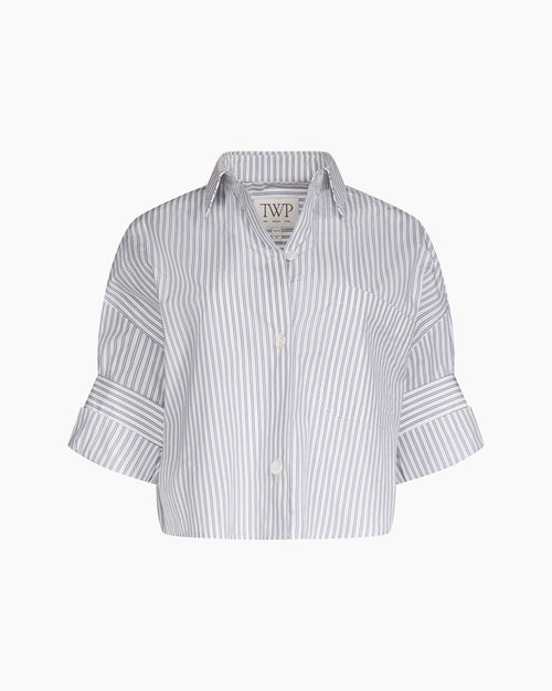 NEXT EX SHIRT / WHITE / NAVY