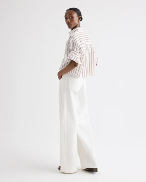 NEXT EX SHIRT / WHITE / WINE