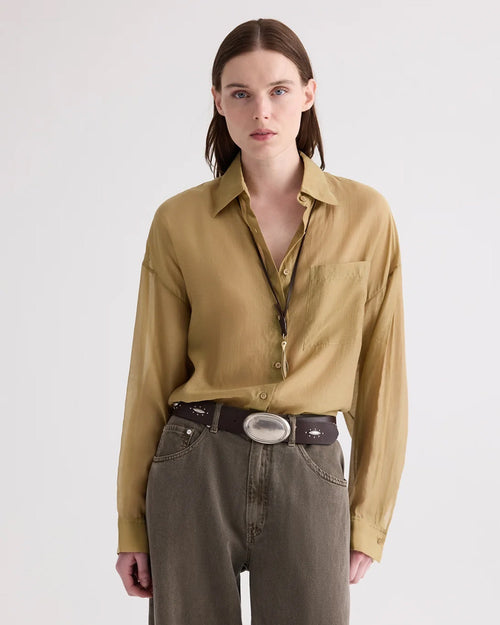 SOMETHING BORROWED SHIRT / KELP