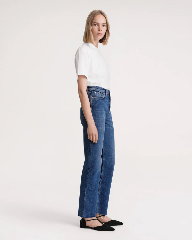 Toteme  £330 Mid Wash Denim Classic Cut Jeans 27