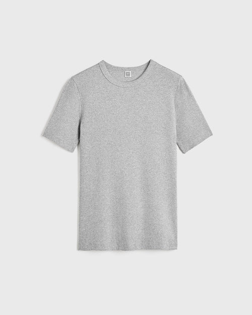 CLASSIC RIB TEE / GREY MELANGE