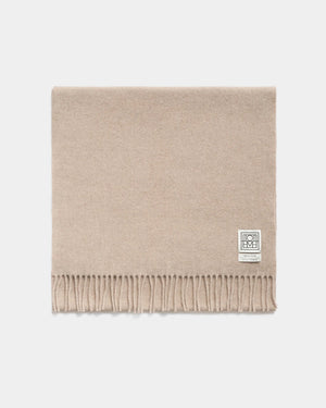 CLASSIC WOOL SCARF / LIGHT BEIGE MELANGE