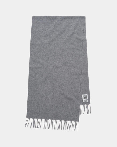 CLASSIC WOOL SCARF / LIGHT GREY MELANGE