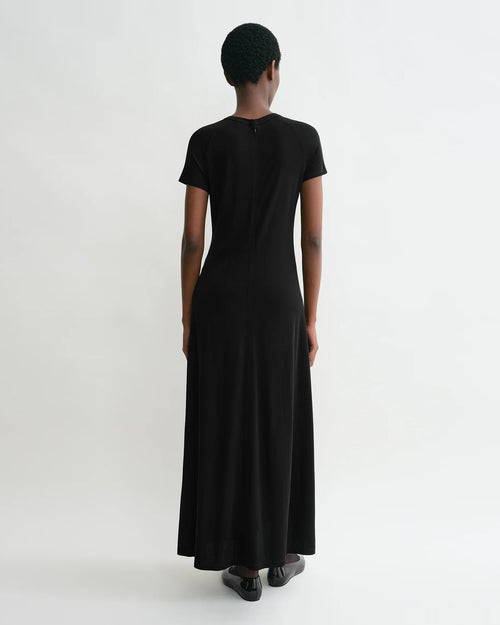 FLUID JERSEY DRESS / BLACK