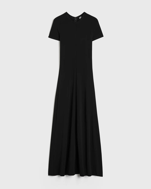 FLUID JERSEY DRESS / BLACK