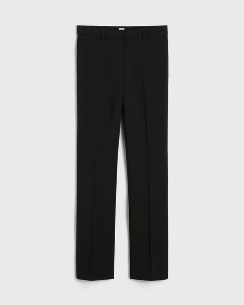 LOW WAIST SLIM TROUSER / BLACK