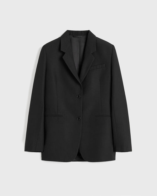 TAILORED SUIT JACKET / BLACK