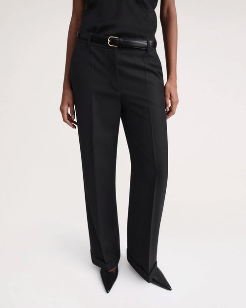TAILORED SUIT TROUSERS / BLACK