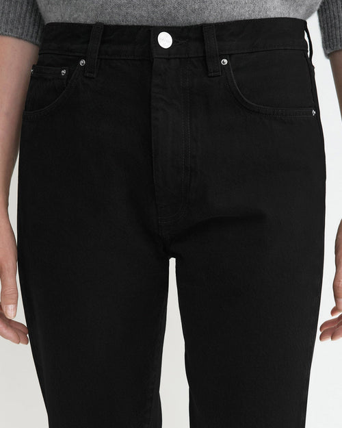 TWISTED SEAM DENIM / BLACK