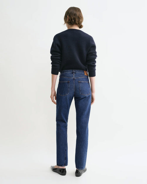 TWISTED SEAM DENIM / DARK BLUE