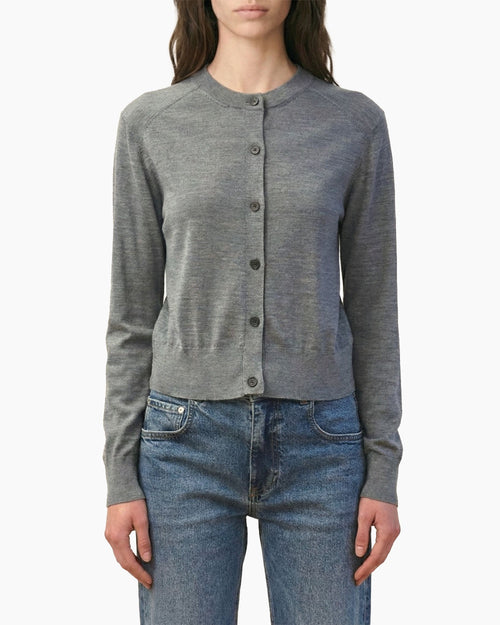 HAROLD CARDIGAN / GRIS CHINE