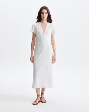 HELENA LONG DRESS / ECRU