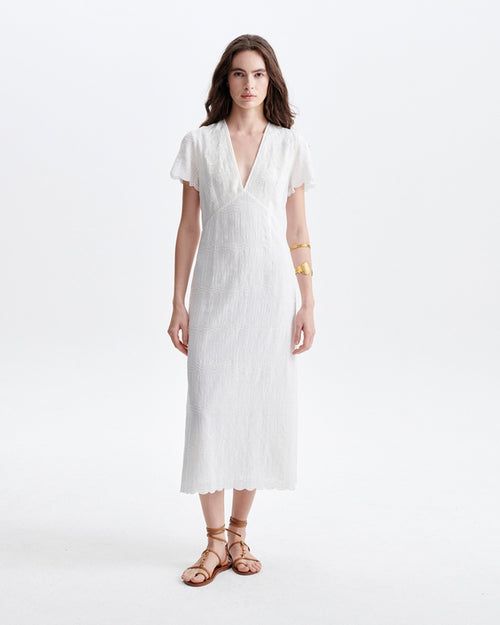 HELENA LONG DRESS / ECRU