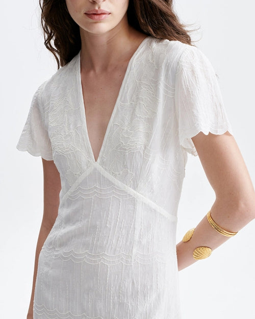 HELENA LONG DRESS / ECRU