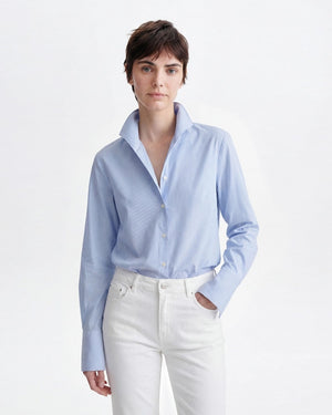 HUGO STRIPED SHIRT / SKY