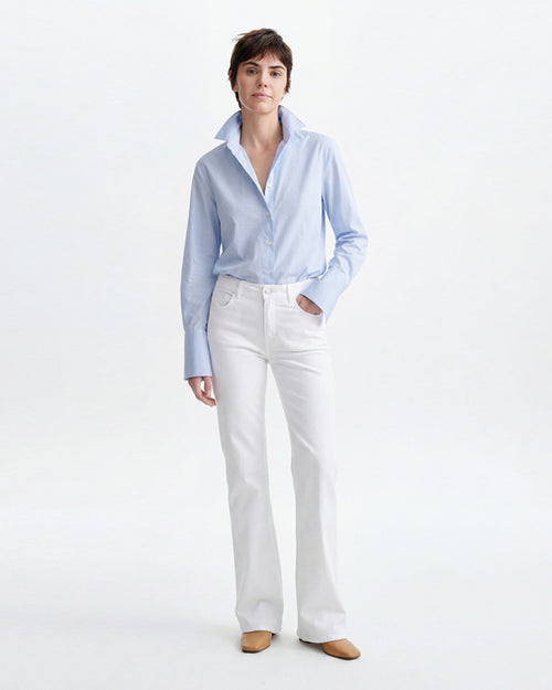 HUGO STRIPED SHIRT / SKY