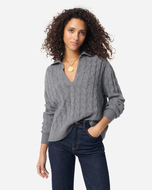 GLENDA SWEATER / GRIS CHINE