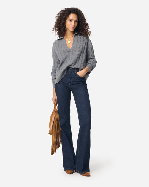 GLENDA SWEATER / GRIS CHINE