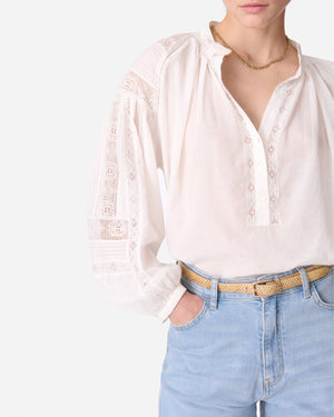 NIPOA BLOUSE / OFF WHITE