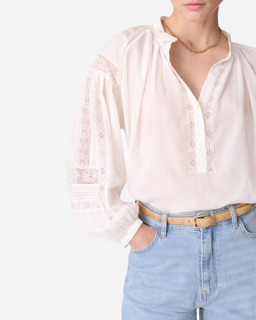 NIPOA BLOUSE / OFF WHITE