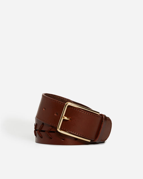 BROWN LEATHER BELT 40MM / BROWN